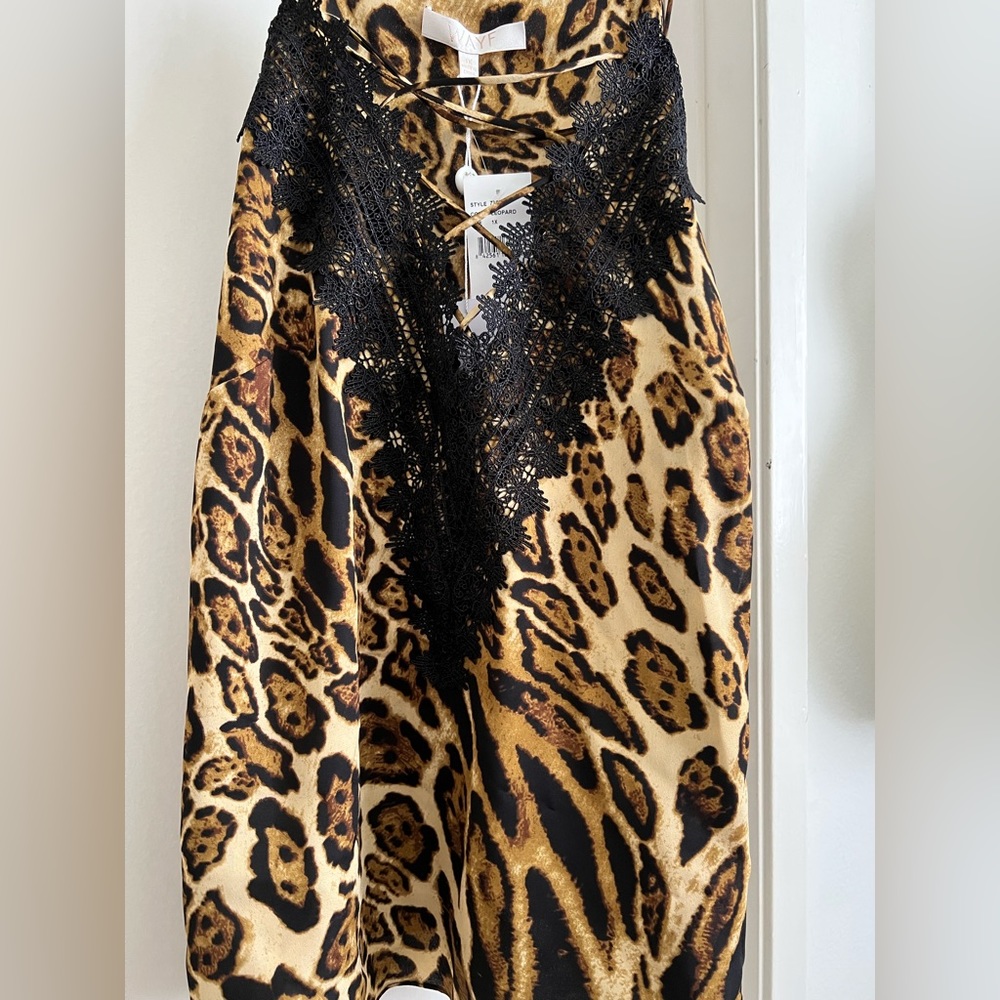 Wayf Leopard cami tank top with tags